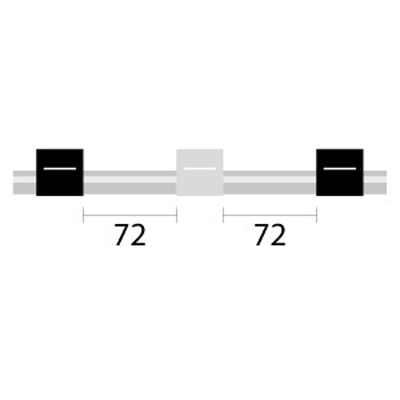 Contour Flared End PVC Pump Tube 3tag 3.17mm ID Black/White (PKT 6)