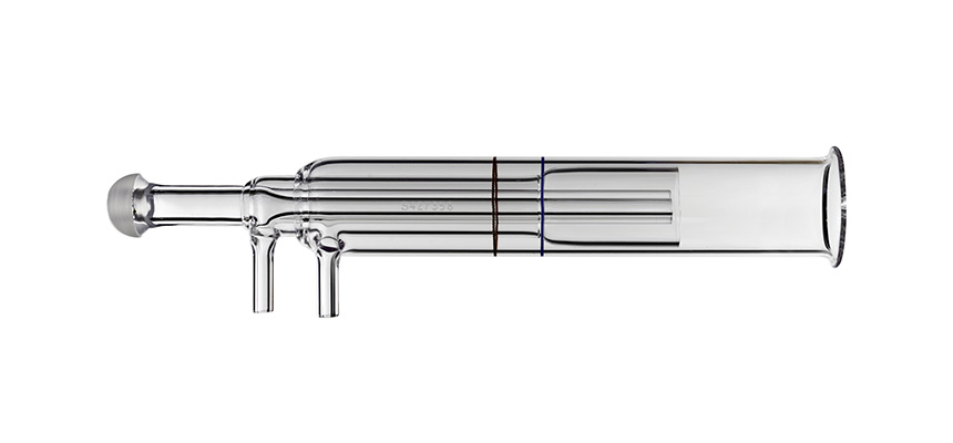 Quartz Torch 2.5mm injector, 4mm OD side arms for Spectro EOP