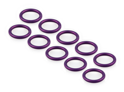 [70-VT-012] PTFE Coated Viton O-rings (PKT 10)