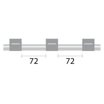 [1.30-GRY3B-F] Contour Flared End PVC Pump Tube 3tag 1.30mm ID Grey/Grey (PKT 6)