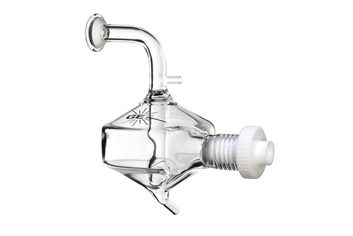 [20-809-3854HE] Twister Spray Chamber with Helix CT, 2.4mm Aux Port and 90deg Screw Mount